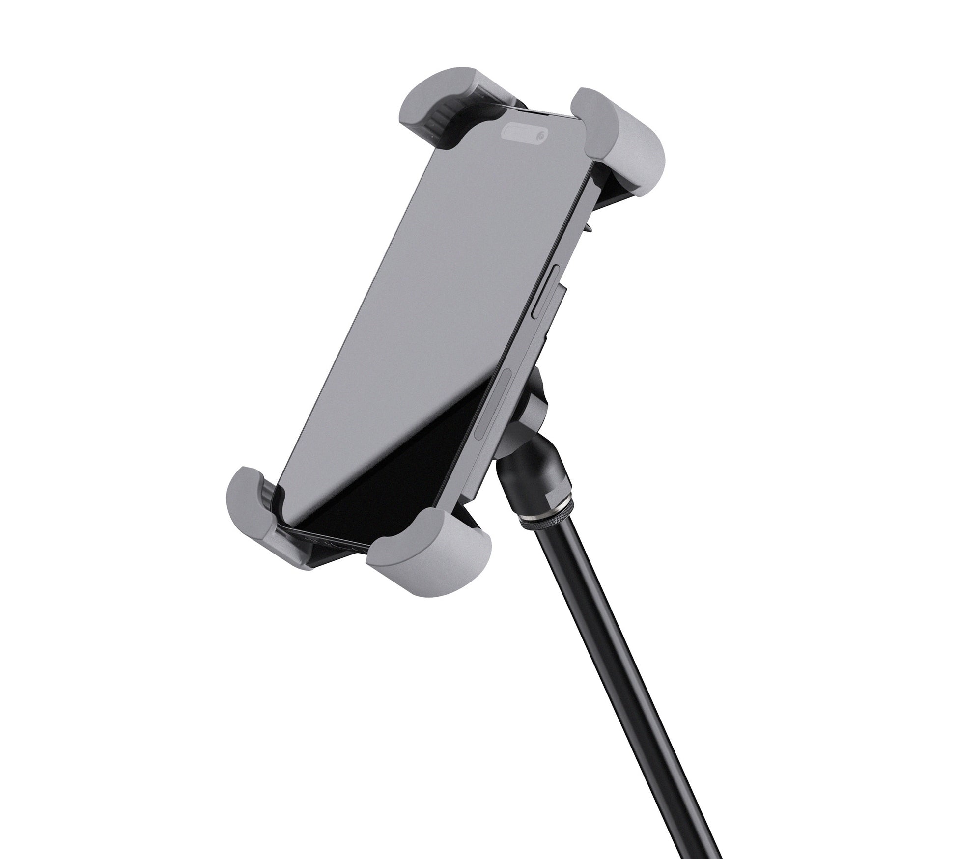 SUPPORT DE SMARTPHONE UNIVERSEL K&M 19753, FIXATION FILETAGE 3/8" ET 5/8", NOIR