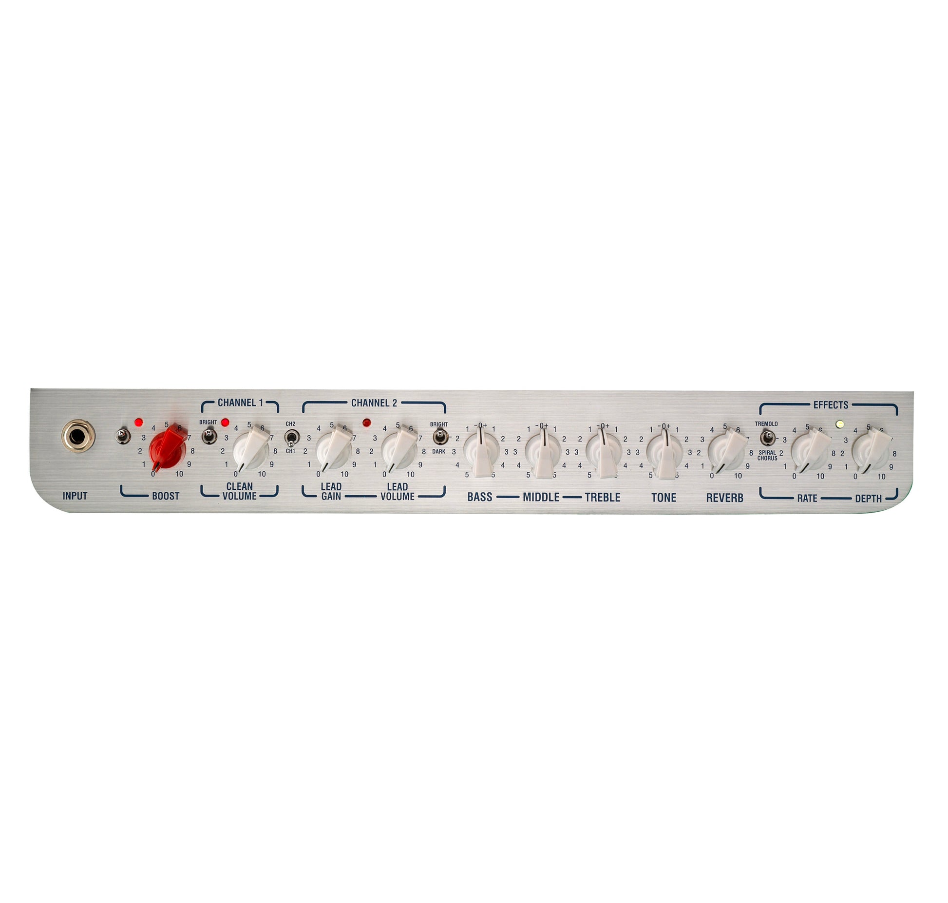 Ampli guitare électrique 60W, 1x HP 12" HH, 2 canaux, EQ 3 bandes, réverb, tremolo, chorus, boucle d'effet, sea foam green