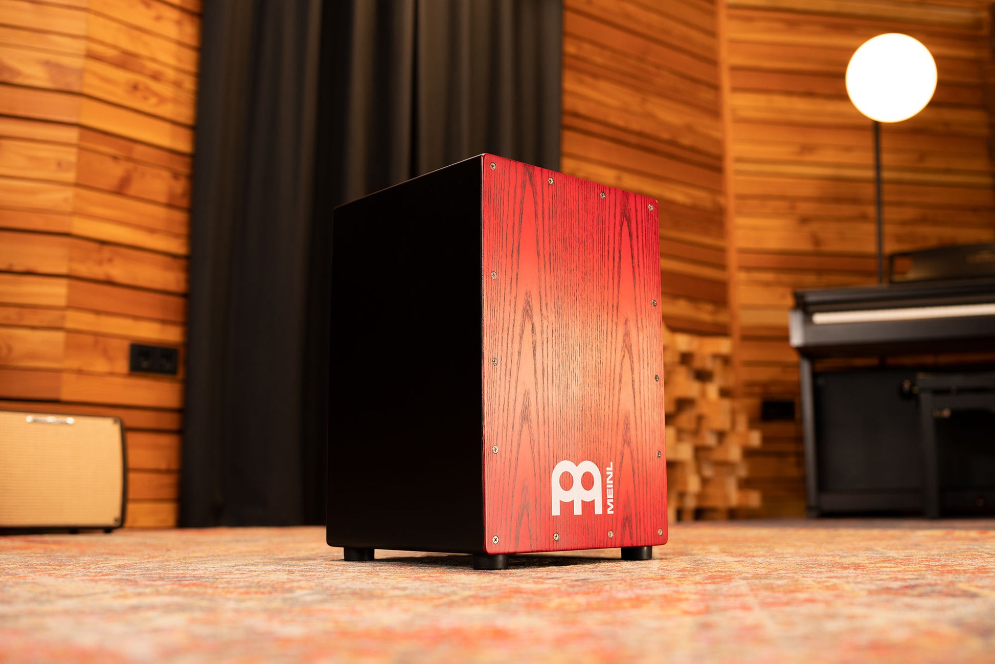 SNARE CAJON MEINL HEADLINER RED FADE