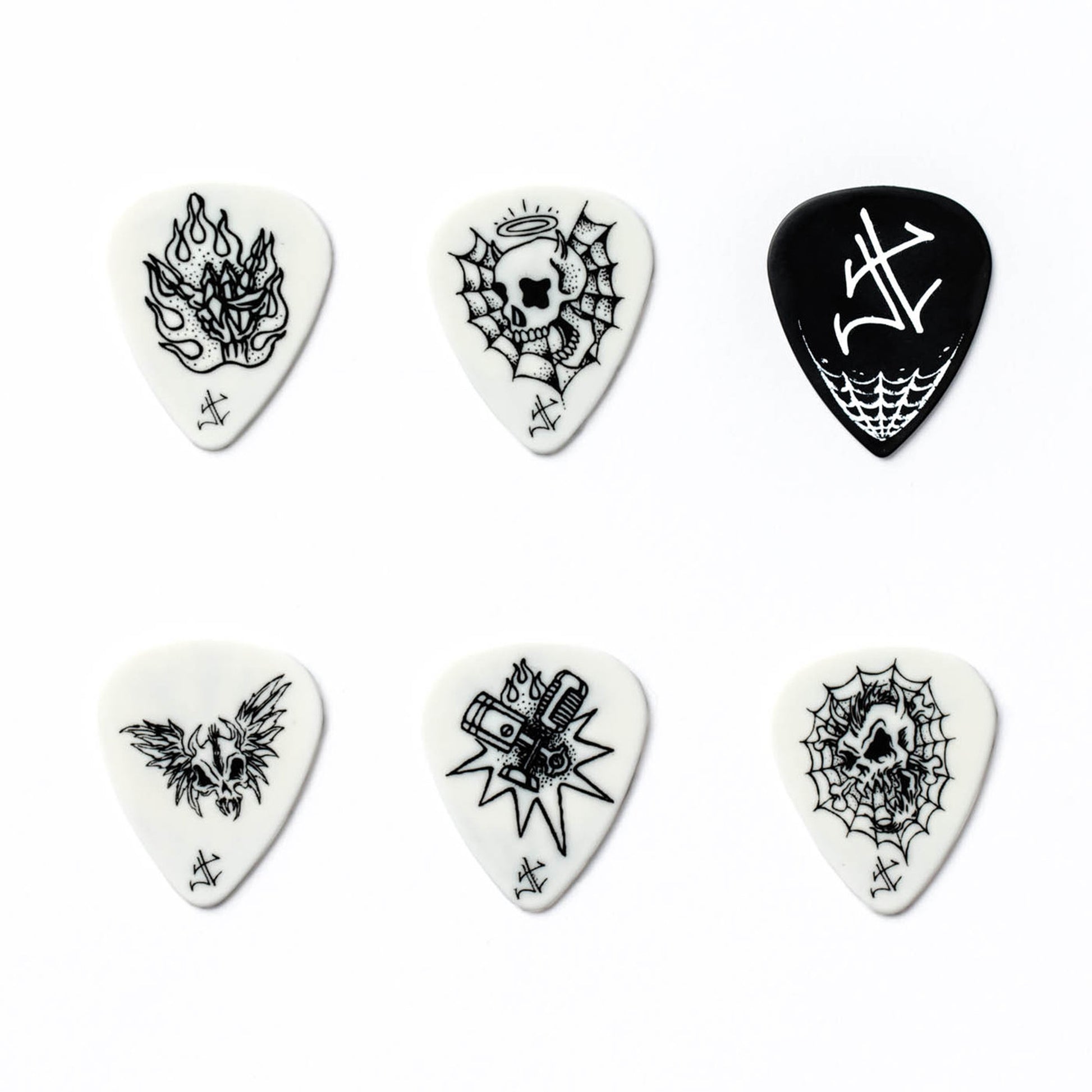 Boite de 6 médiators James Hetfield 0.88 mm