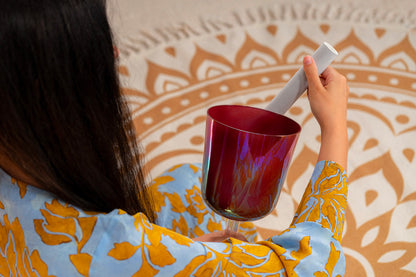 SINGING BOWL SONIC ENERGY CRYSTAL 417 HZ, COLORIS COPPER BROWN