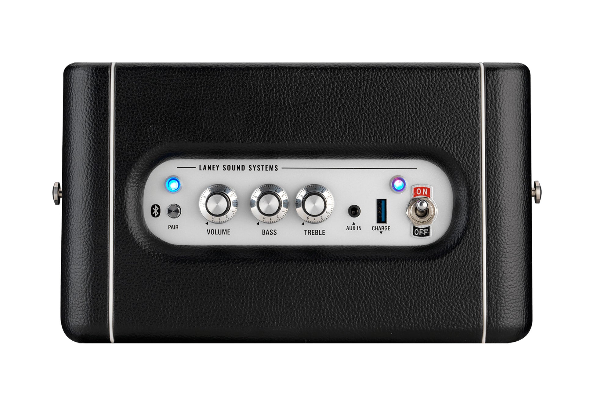 Enceinte amplifiée stéréo SOUND SYSTEM F67, look Supergroup, Bluetooth 4.1, 1 x 4" double bobine, 2 tweeters à dôme 0.8", noir