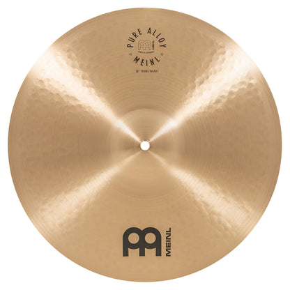 Thin Crash 16" Meinl Pure Alloy fini Traditional martelé