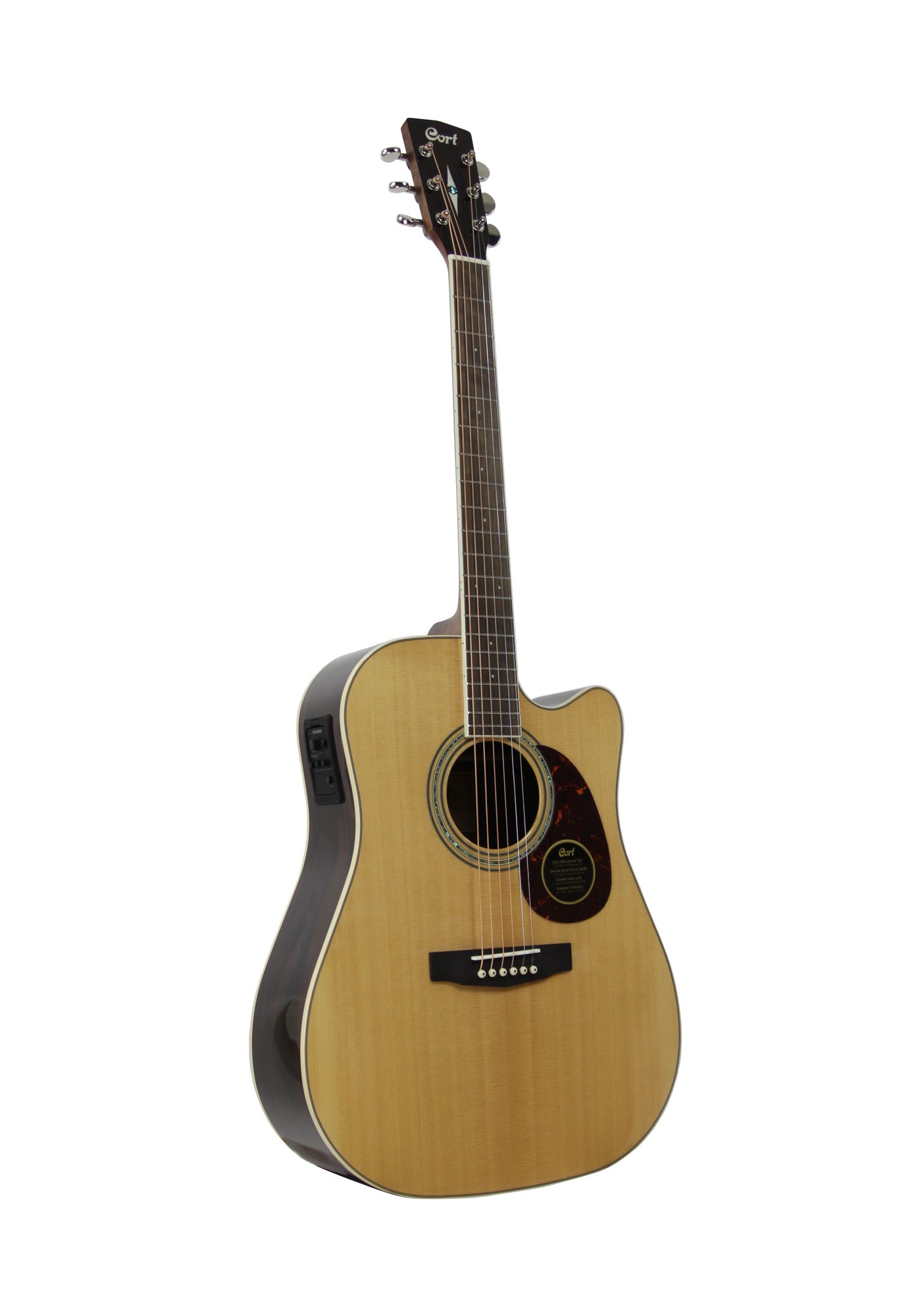 MR710F, table épicéa massif, fond & éclisses ziricote, manche acajou, touche palissandre, EQ Fishman Presys