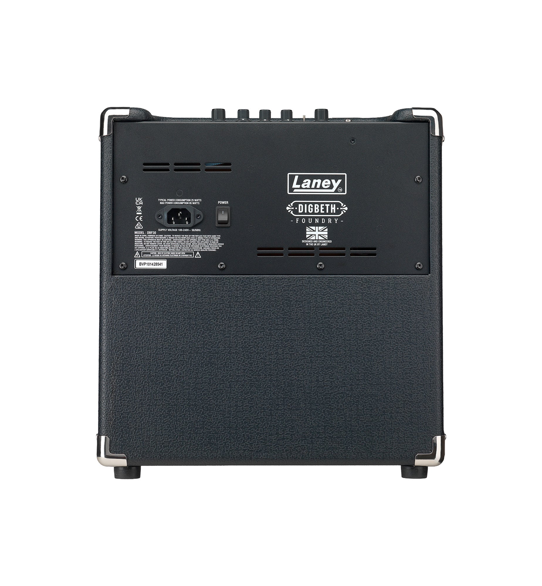 Combo basse DBF30, amplification 30W Class D, 1x HP 8" HH Blue Audio, EQ 3 bandes, TILT et PRESHAPE, interrupteur DRIVE, noir