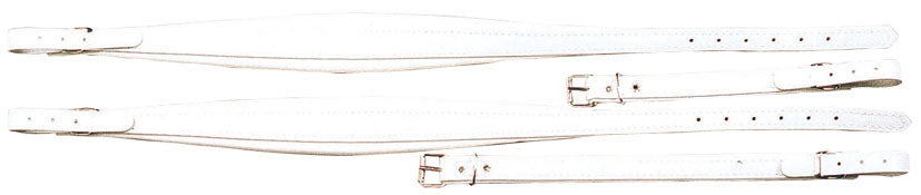 Cuir blanc, rembourrée, 120 basses