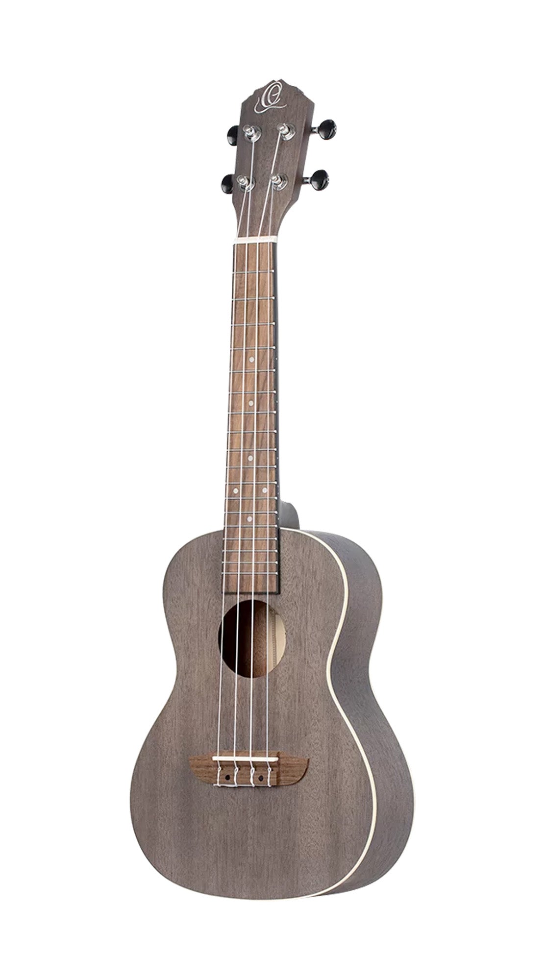 RUCOAL, modèle Concert, table okoume, fond & éclisses okoume, manche acajou, noir satiné, modèle gaucher