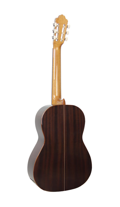 MOD.3, table cèdre massif, fond & éclisses acajou, touche palissandre