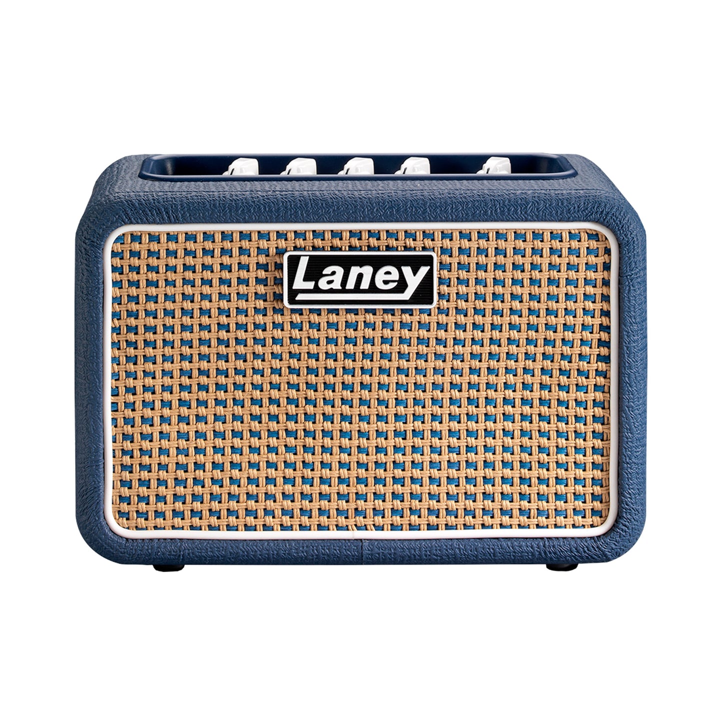 Ampli guitare stéréo 2x 3W, connexion Bluetooth, look Lionheart, 2x HP 3", 2 canaux, connectique LSI, bleu