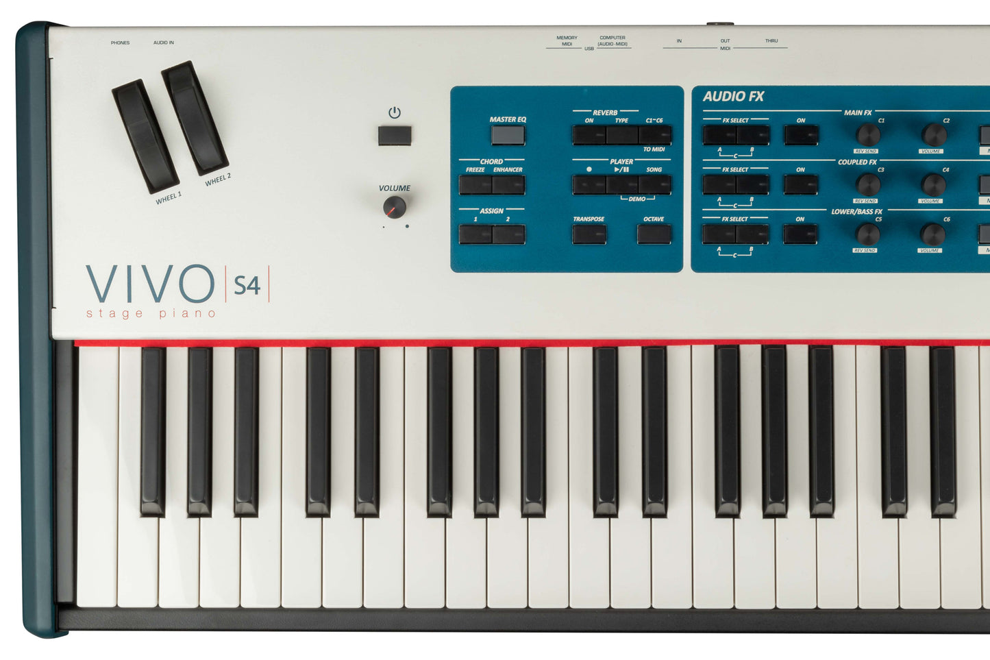 Piano numérique de scène Dexibell Vivo S4 | 73 notes, toucher lourd