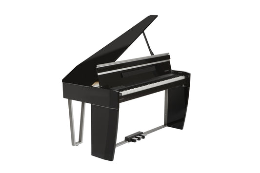 Piano numérique à queue Dexibell Vivo H10MGBKP | 88 notes, toucher lourd hybride