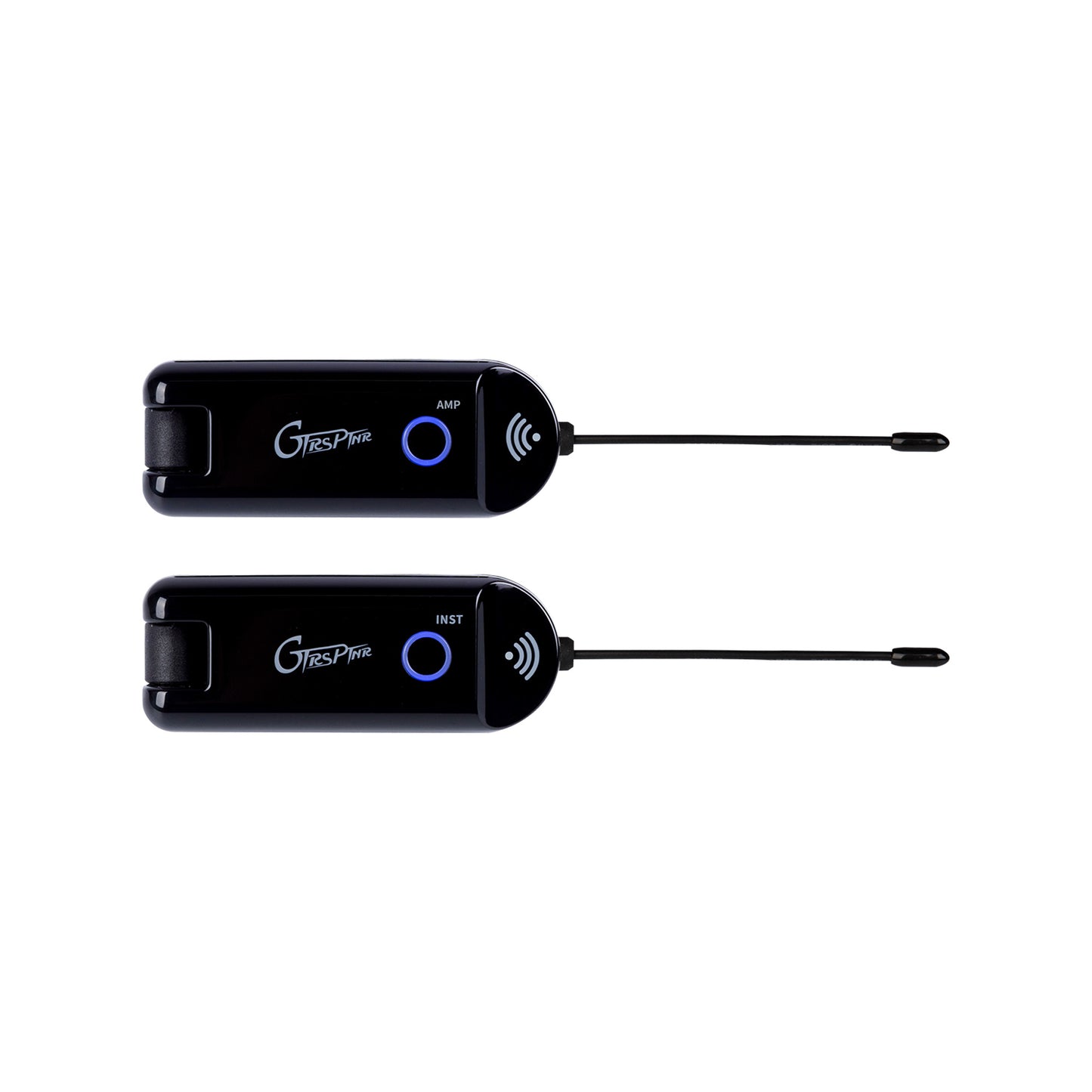 Système sans-fil GTRS GWU4 pour guitare, 4 canaux, émetteur et récepteur rechargeables, bande de fréquences UHF, noir