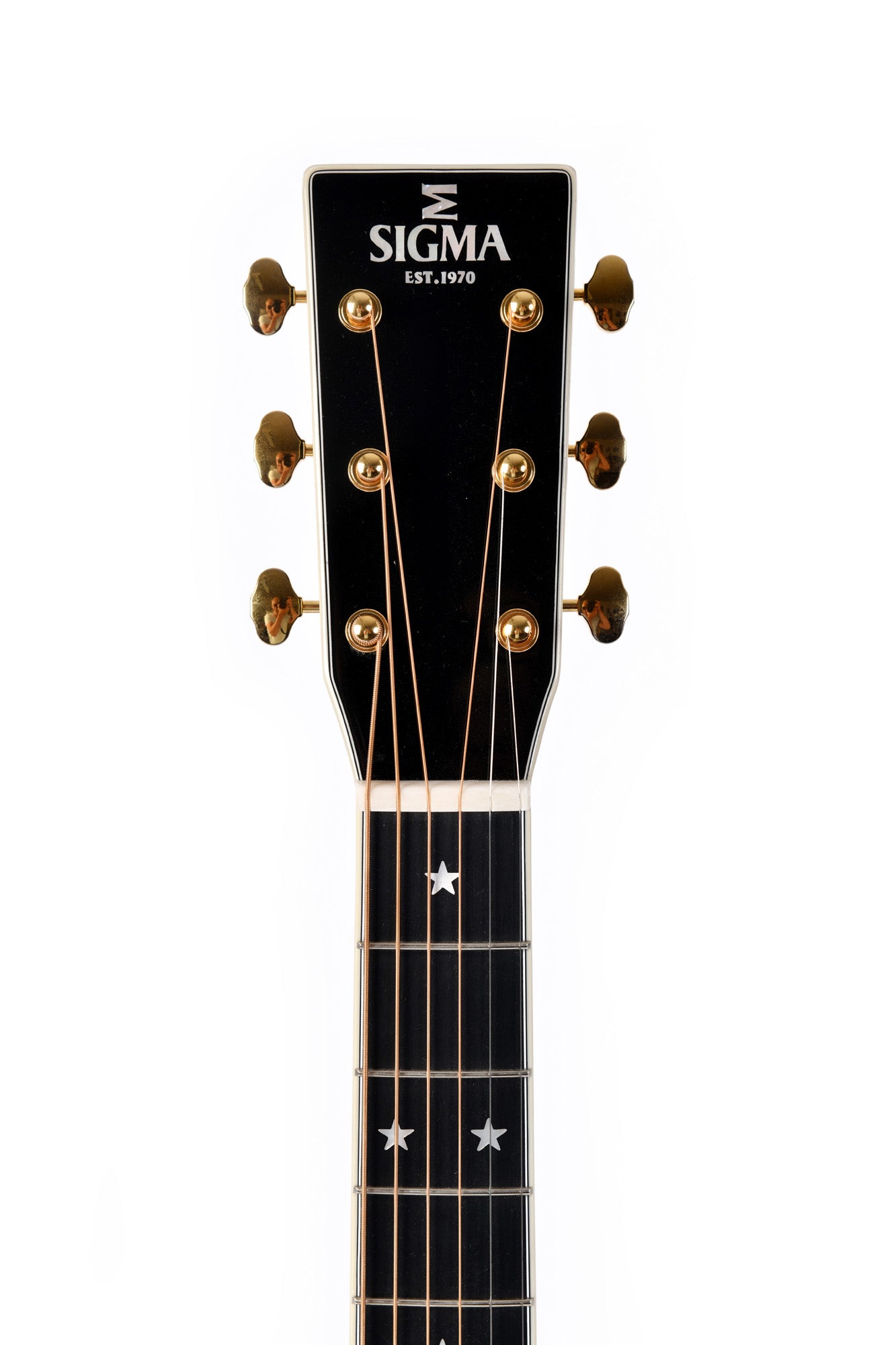 Modèle DT-42 NASHVILLE, édition spéciale, Dreadnought, table épicéa massif, f/e tilia, binding abalone, étui, noir brillant