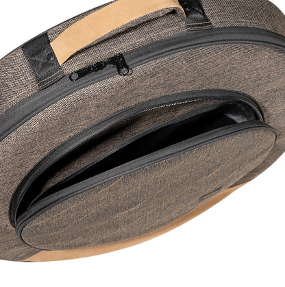 HOUSSE MEINL CYMBALE 22" TISSU CAFE