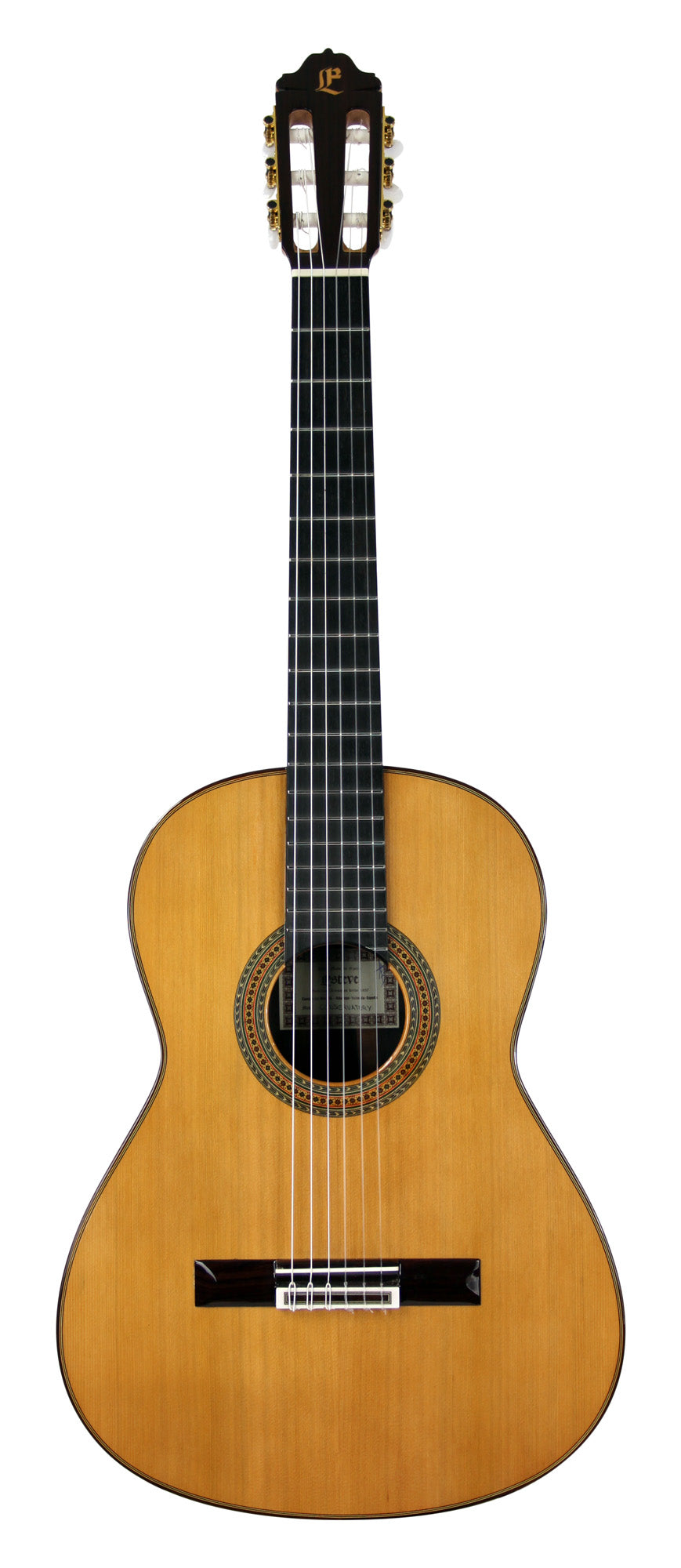 CONSERVATORY CD, table cèdre massif, f/e palissandre indien massif, barrage lattice, touche ébène, soft case