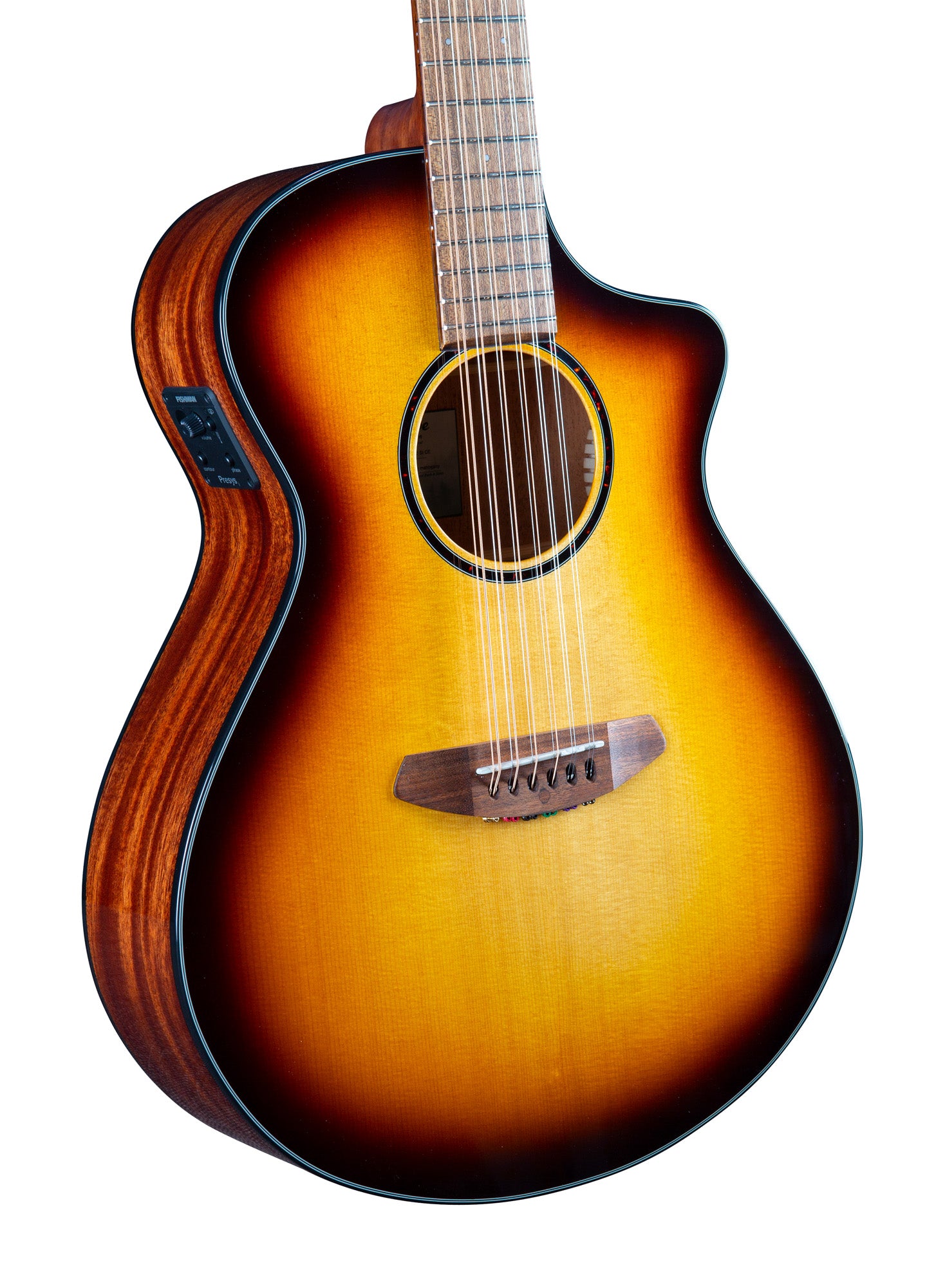 DISCOVERY S CONCERT BASSE EDGEBURST CE, table épicéa européen massif, f/e acajou, EQ Fishman Presys I, edgeburst