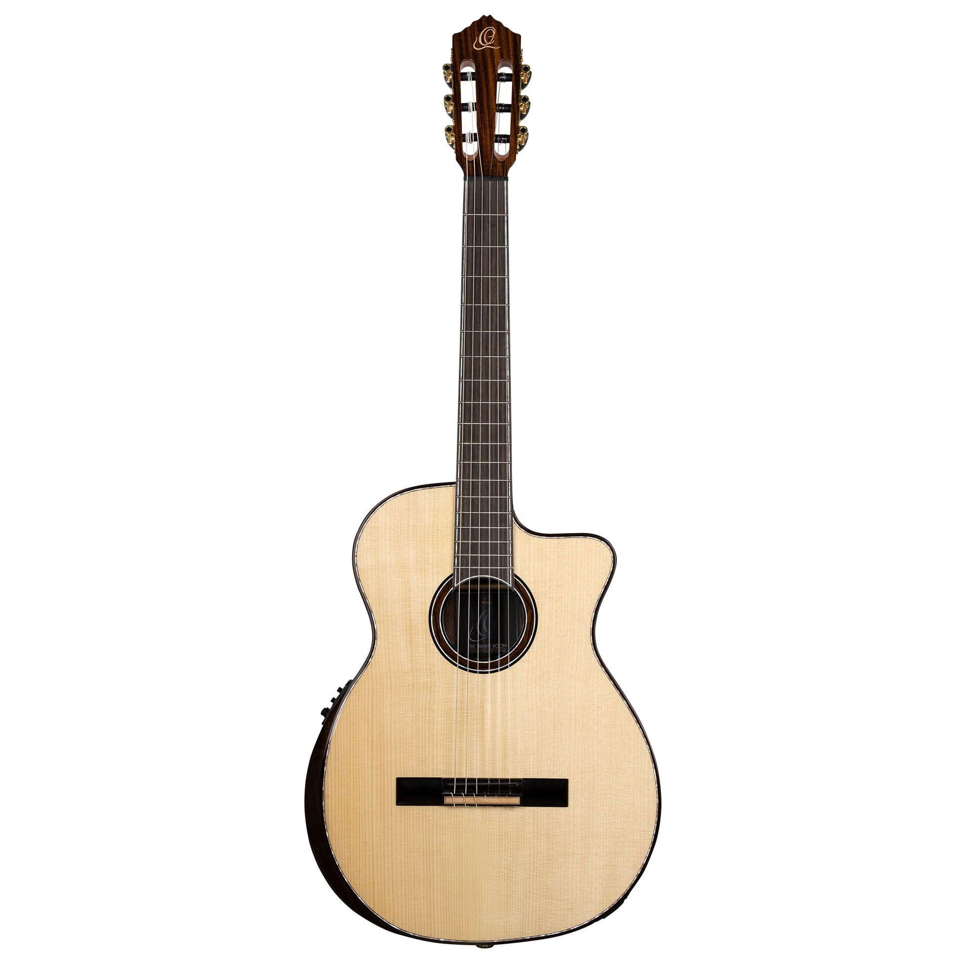 GRANDSUITE C/E, modèle Slim Neck, pan coupé, EQ MagusPro, table épicéa massif, fond & éclisses palissandre, nat. brillant