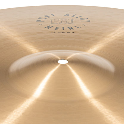Thin Ride 20" Meinl Pure Alloy fini traditional martelé
