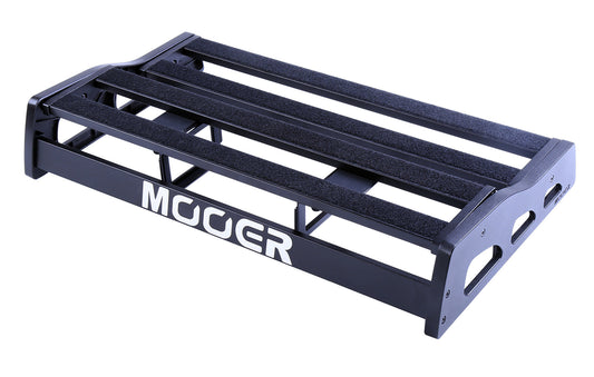 Pedalboard TF-16S, structure en aluminium à deux niveaux réglables, dimensions: 49 x 28.5 x 8.6 cm, noir