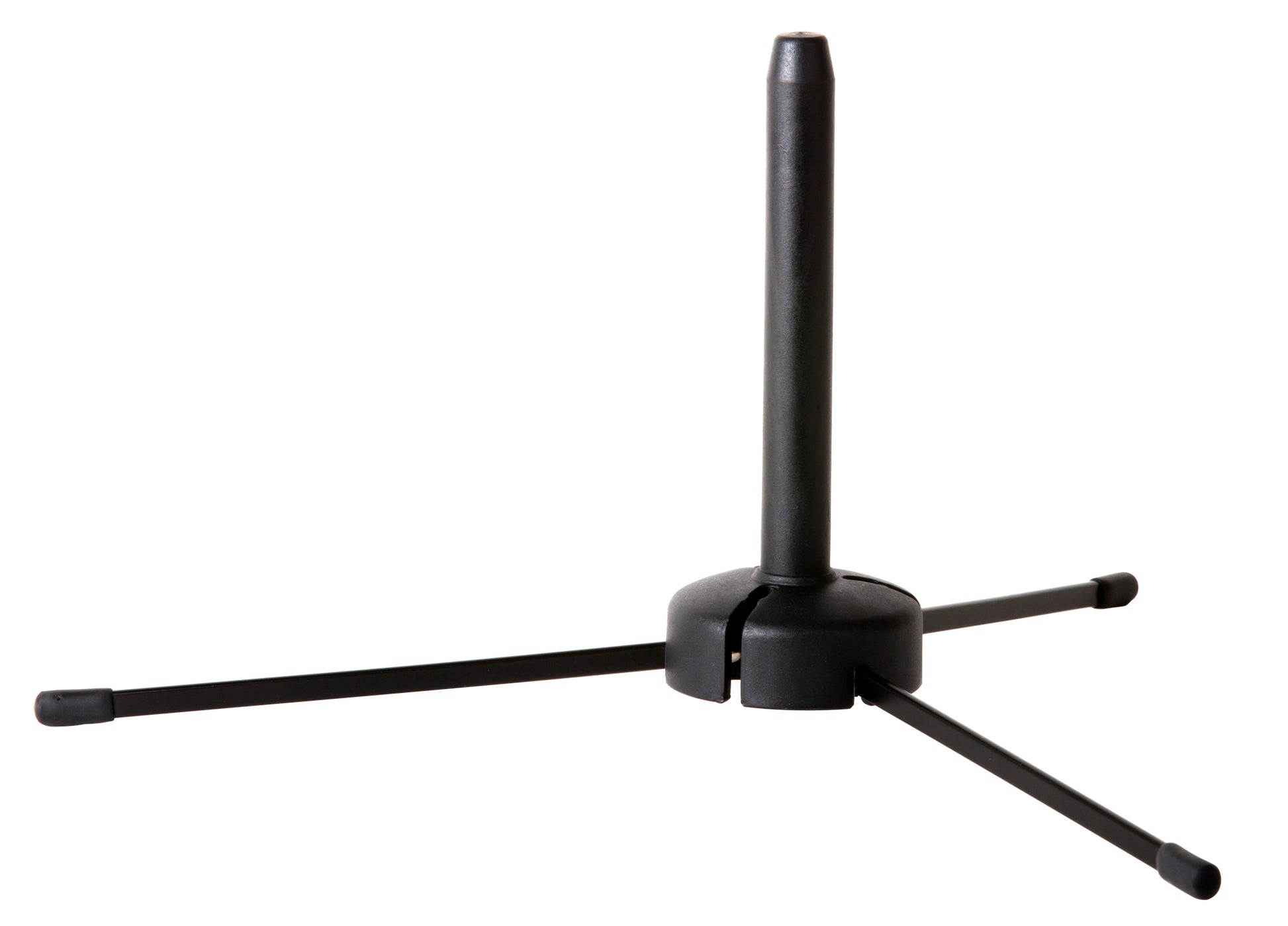 Support flûte pliable, design compact, noir