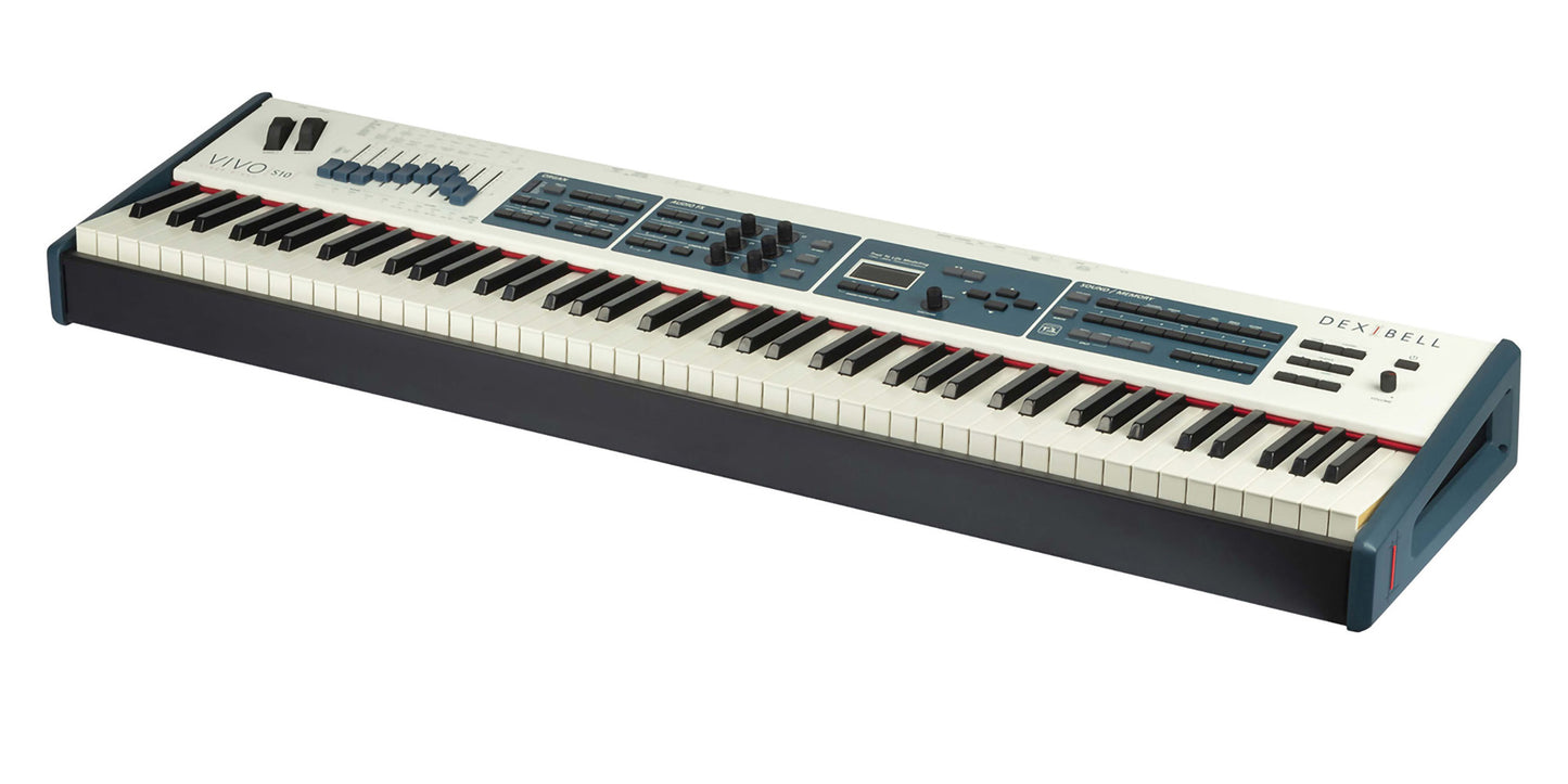 Piano numérique de scène Dexibell Vivo S10 | 88 notes, toucher lourd hybride