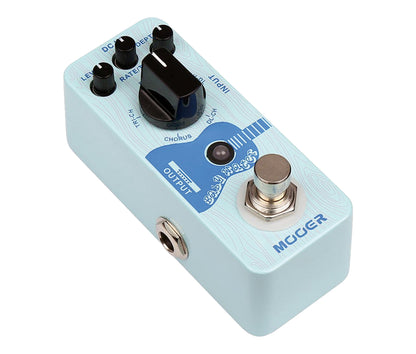 Pédale BABY WATER, délai et chorus haute qualité pour guitare acoustique, 5 modes, boîtier métal, true bypass, bleu