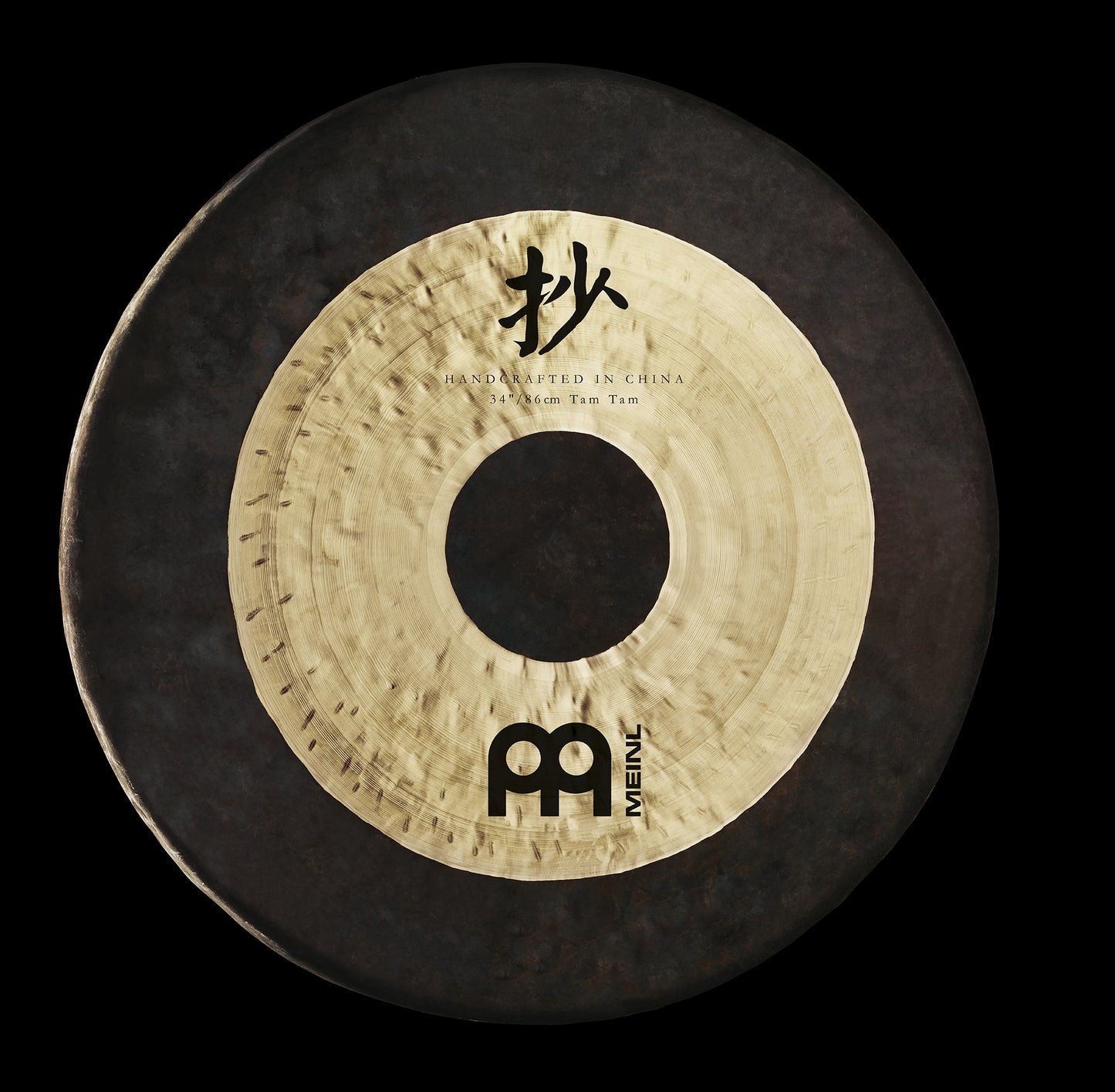 Tam tam CHAU 30" (76 cm), 9.8kg, livré avec batte et housse, alliage bronze spécial, fabrication artisanale en Chine