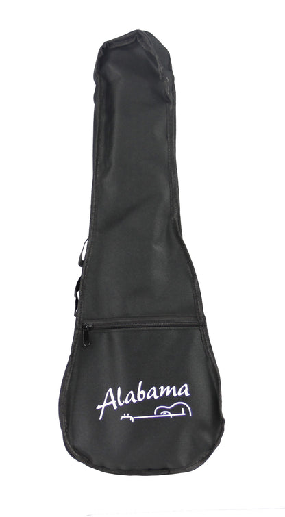 Ukulélé Concert, table sapele, fond & éclisses sapele, rosace gravée, touche & chevalet noyer, avec housse, rouge