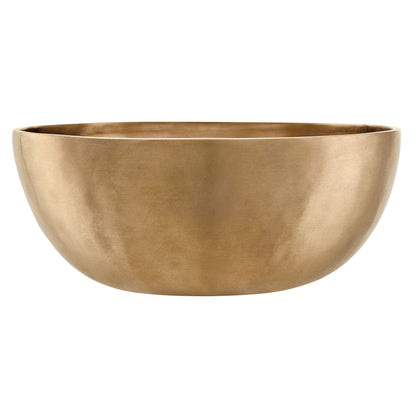 Bol tibétain UNIVERSAL, Ø 9.8"/ 25 cm, 1700g, livré avec housse et anneau de feutre (support), fabrication artisanale en Inde