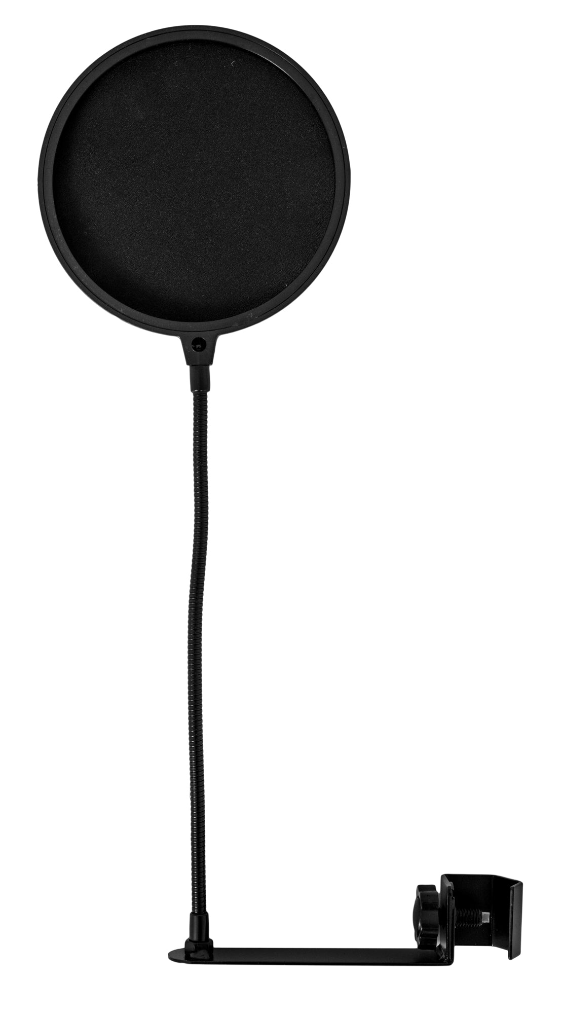 Filtre anti-pop, diamètre 15 cm, avec attache, bras ajustable 33 cm, noir