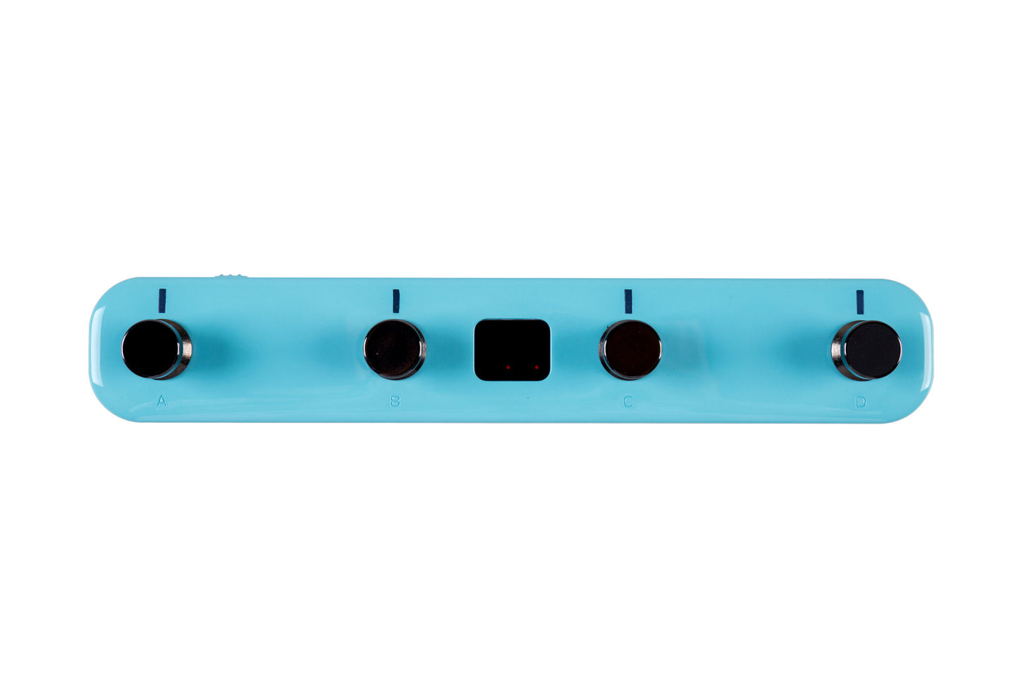 Footswitch sans-fil GWF4 pour guitare GTRS et produits Mooer, 4 interrupteurs, fonctionne sur batterie rechargeable, bleu