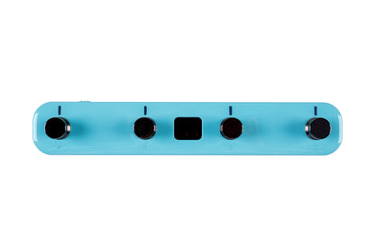 Footswitch sans-fil GWF4 pour guitare GTRS et produits Mooer, 4 interrupteurs, fonctionne sur batterie rechargeable, bleu