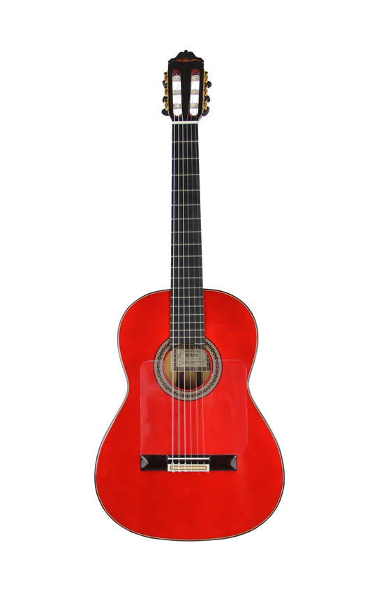 GIPSYKINGS (by André Reyes), Flamenco, table épicéa massif, fond & éclisses cyprès massif, rouge brillant