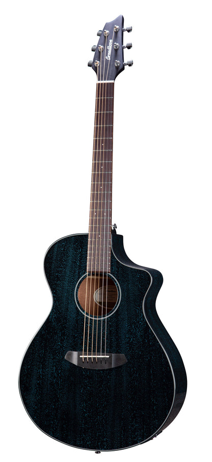 RAINFOREST S CONCERT MIDNIGHT BLUE CE, table acajou massif, f/e acajou, EQ Fishman Presys I, midnight blue