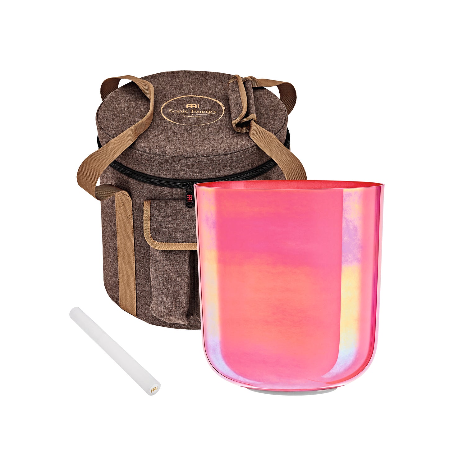 SINGING BOWL SONIC ENERGY ESSENCE CRYSTAL 7,5" NOTE G3, ROSE LOTUS, CHAKRA GORGE