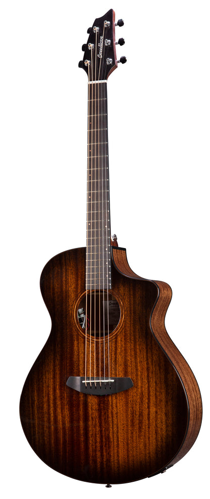 WILDWOOD PRO CONCERT SUEDE CE, pan coupé, table acajou massif, f/e acajou massif, EQ Fishman Flex Plus-T, housse