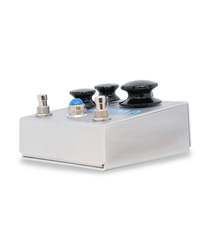 Pédale ZOMA, réverbération et trémolo stéréo, 3 modes, ordre d'effet commutable, boîtier métal, gris