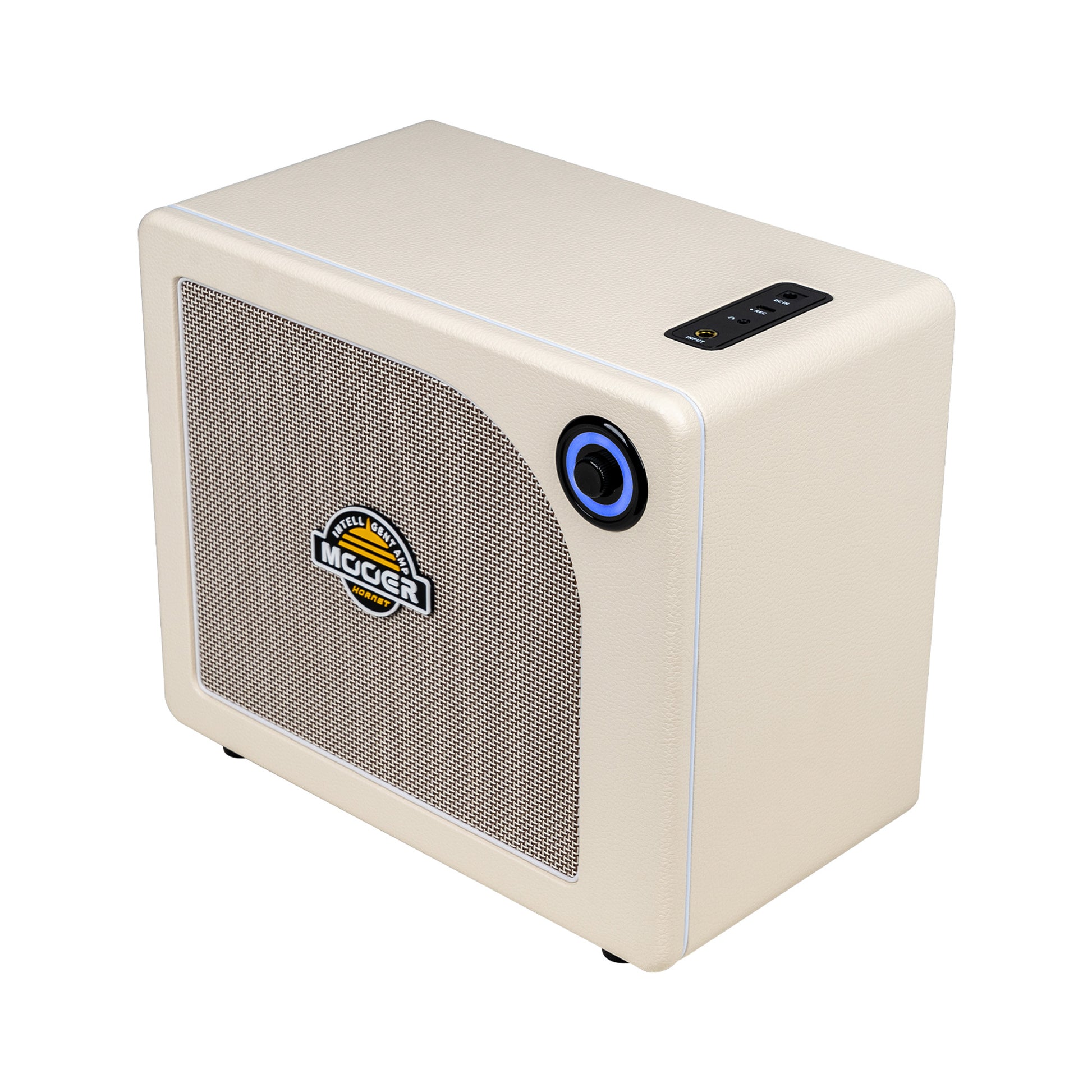 Ampli HORNET 30i, 30W, HP 8", 52 modélisations d'amplis, 49 effets, accordeur, looper, Bluetooth, USB-C, alimentation, blanc