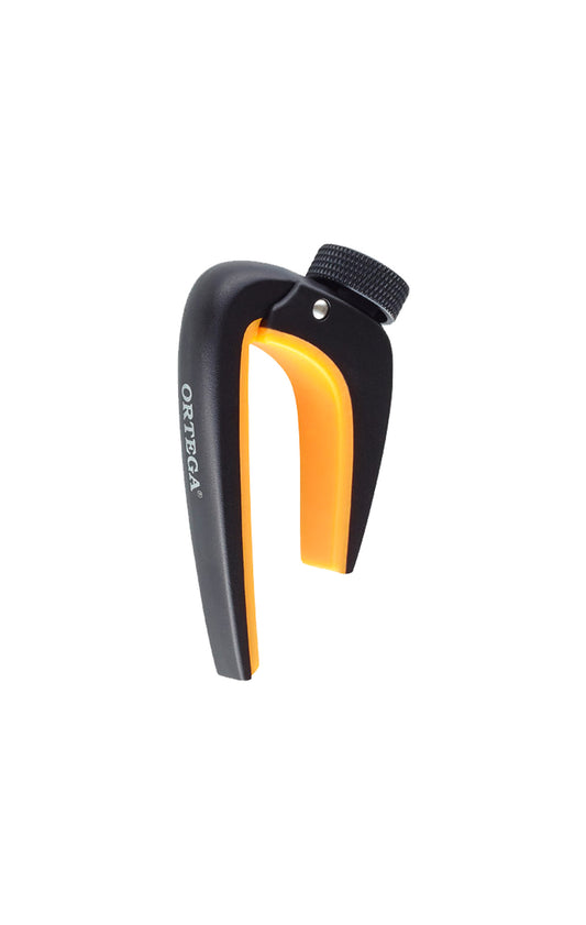 Capodastre"Spider Monkey" pour guitare touche bombée jusqu'à 52 mm de largeur au sillet, noir satiné