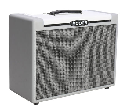 Ampli SD75, 75W, HP 12", 25 modélisations d'amplis, ampli de puissance Class A/B, 28 pédales d'effet intégrées, blanc