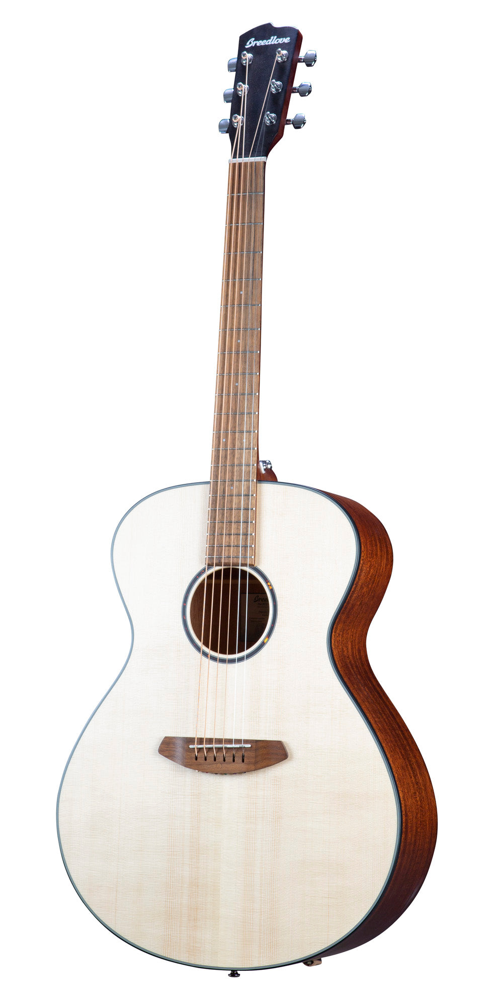 DISCOVERY S CONCERTO, table épicéa européen massif, fond & éclisses acajou, naturel satiné