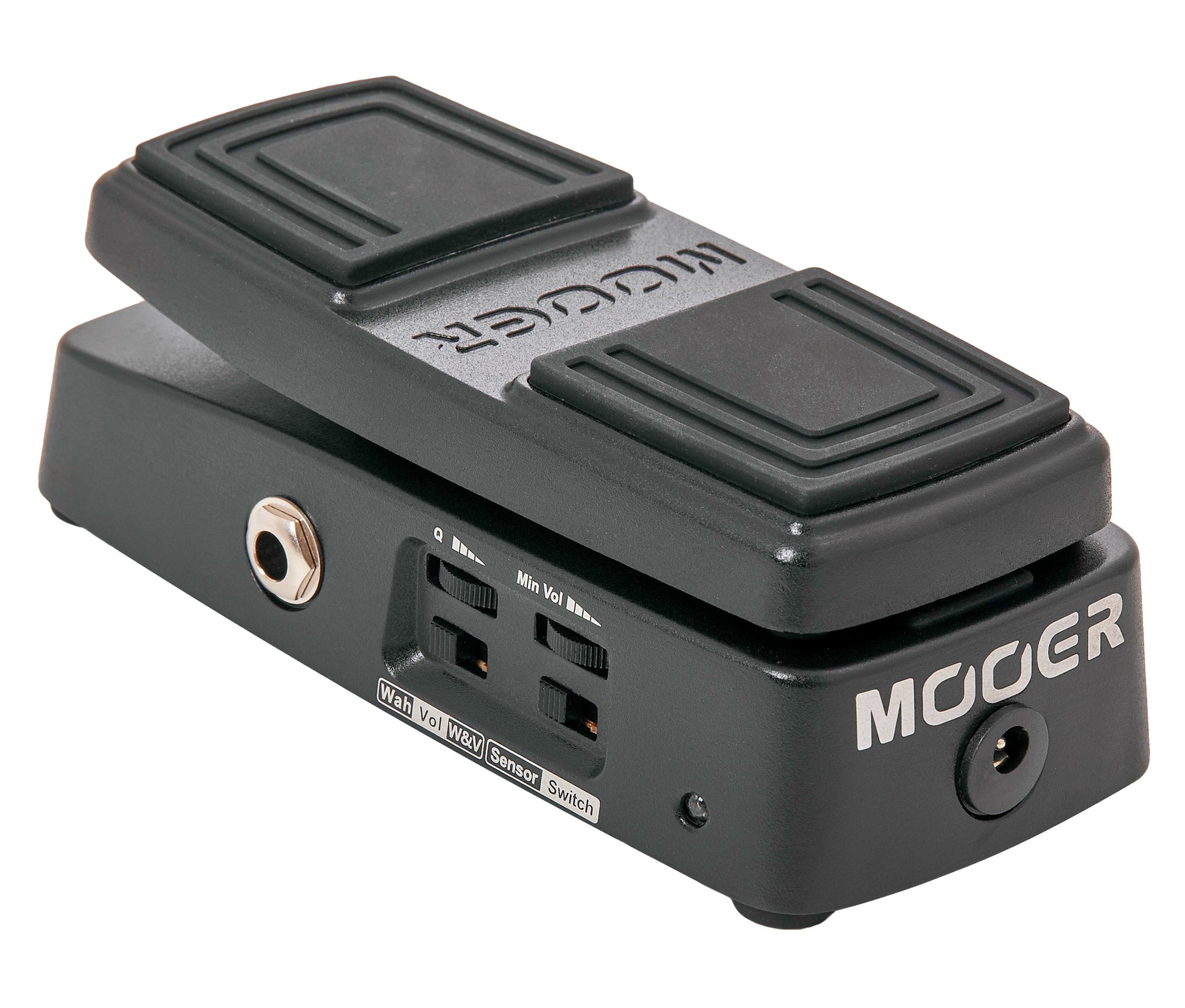 Pédale FREE STEP, wah-wah et volume 3 modes (Wah/Vol/Wah&Vol), 2 types d'activation, boîtier métal, true bypass, noir