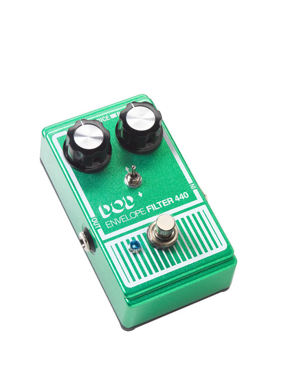 Pédale ENVELOPE FILTER 440, filtre d'enveloppe basé sur le circuit original avec composants actualisés, True Bypass, vert