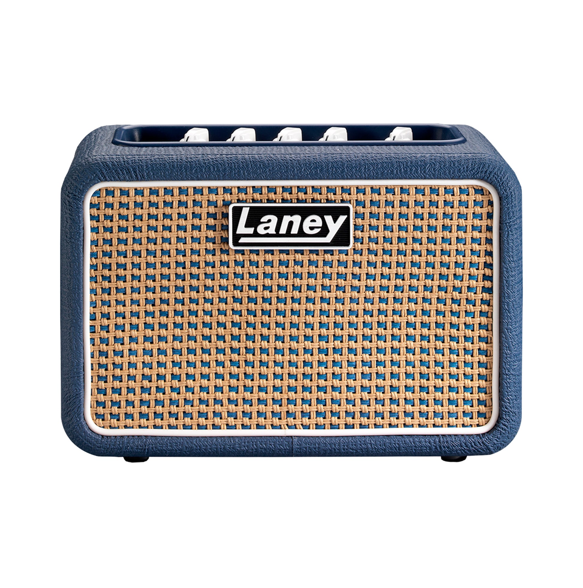 Ampli guitare stéréo 2x 3W, connexion Bluetooth, look Lionheart, 2x HP 3", 2 canaux, connectique LSI, bleu