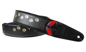 Righton Courroie Guitare Vegan Cat Doré