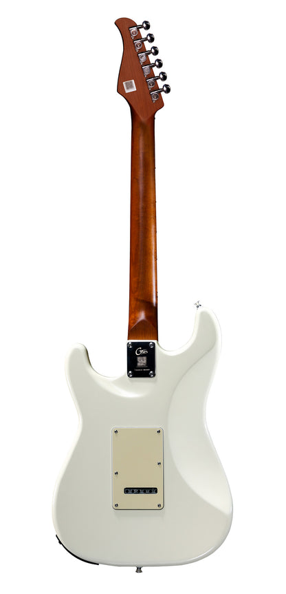 GTRS S800, corps tilleul, manche érable torréfié, touche palissandre, micros et processeur GTRS, vintage white