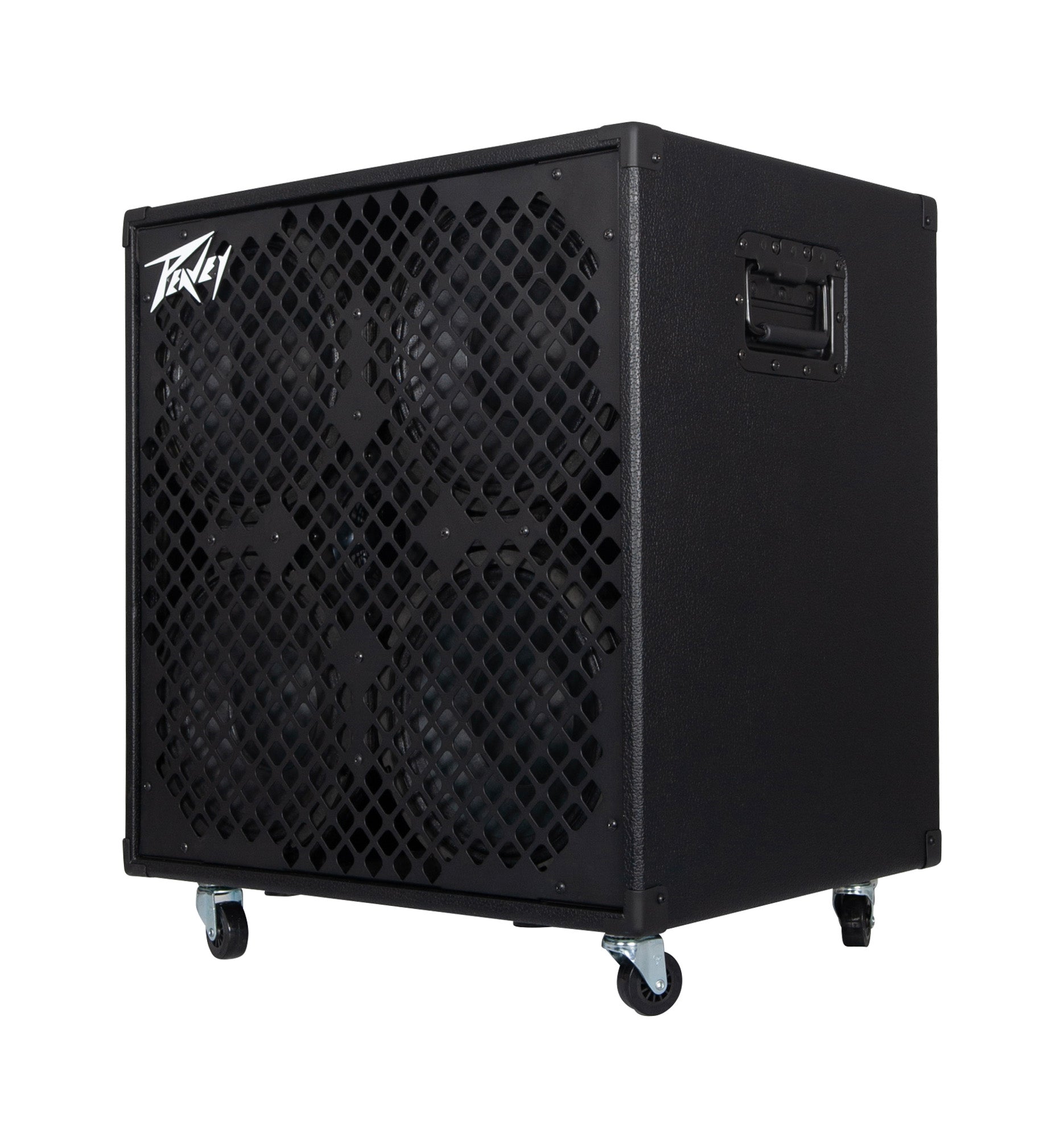 Enceinte basse amplifiée Megabass 410, 600W, HP 4x 10", HP Peavey Custom Design Ceramic, finition noir