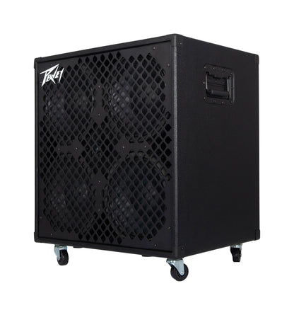 Enceinte basse amplifiée Megabass 410, 600W, HP 4x 10", HP Peavey Custom Design Ceramic, finition noir