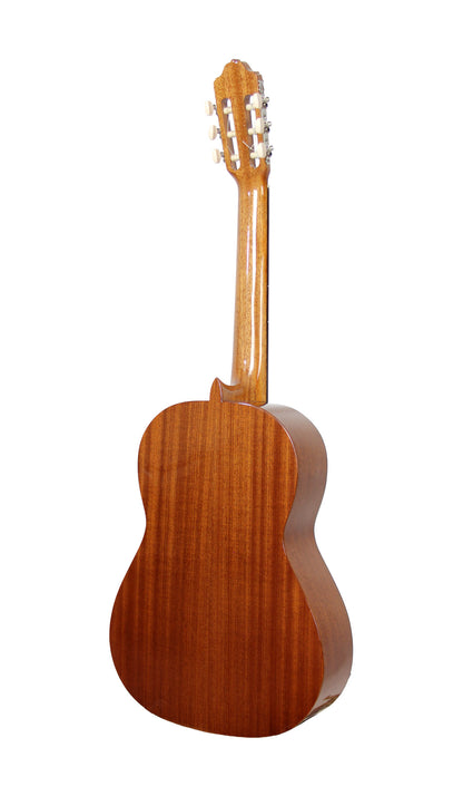 4ST, table cèdre massif, fond & éclisses acajou, manche acajou, touche palissandre, cordes Savarez Corum, naturel brillant