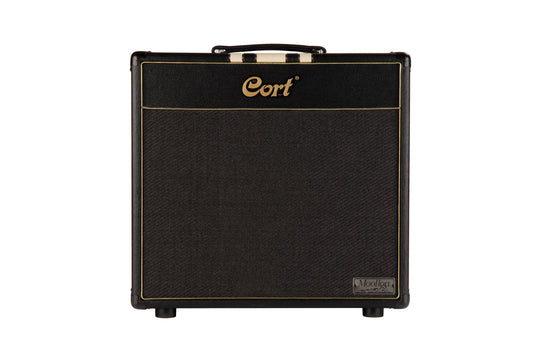 Enceinte guitare, 30W (8 ohms), 1 x 12" Moollon G12-30M, connecteur jack, poids: 14 kg, dimensions: 47 x 50 x 23 cm, noir